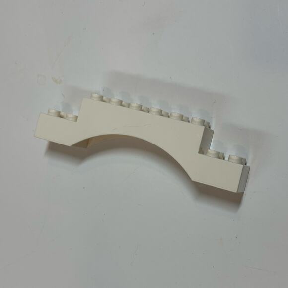 Duplo Lego White Blue Arch 2X10X2 Police Station Sign Town Brick Piece Part - Picture 3 of 4